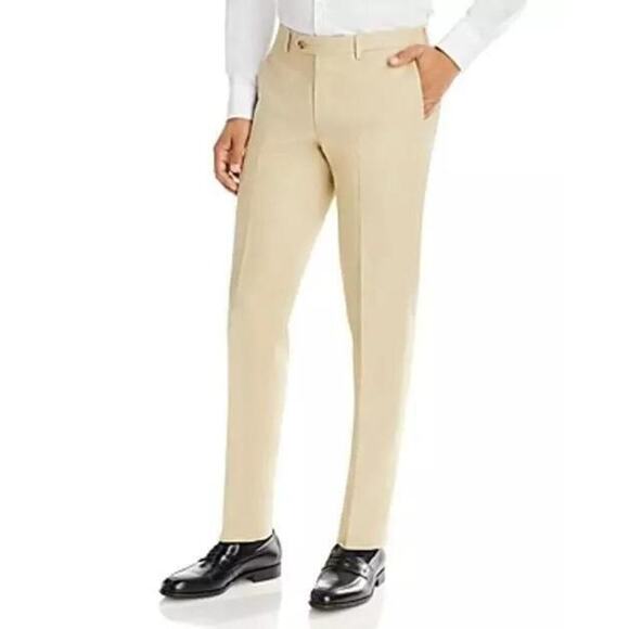The Men's Store Slim-Fit Cotton & Linen Dress Pant Tan 36W NWT - Picture 5 of 5